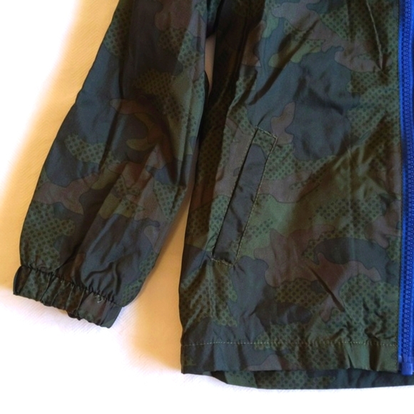 joe fresh camo windbreaker mesh-lined jacket with hood 3T toddler boys - Picture 5 of 9